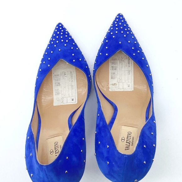 Valentino Suede Studded Pump - Picture 7 of 13